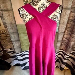 Lane Bryant Pink One Shoulder Cocktail Dress